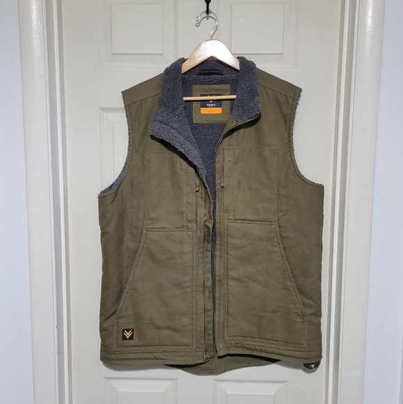 Men's Big and Tall Hawx Medium work vest Cotton shell and Polyester lining - Picture 1 of 14